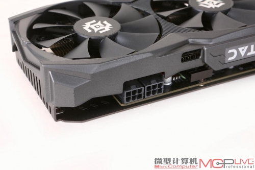 索泰GTX950-2GD5 GAME HA的外接辅助供电为双6Pin规格，理论供电能力更强，有助于发烧超频玩家挖掘显卡频率极限。